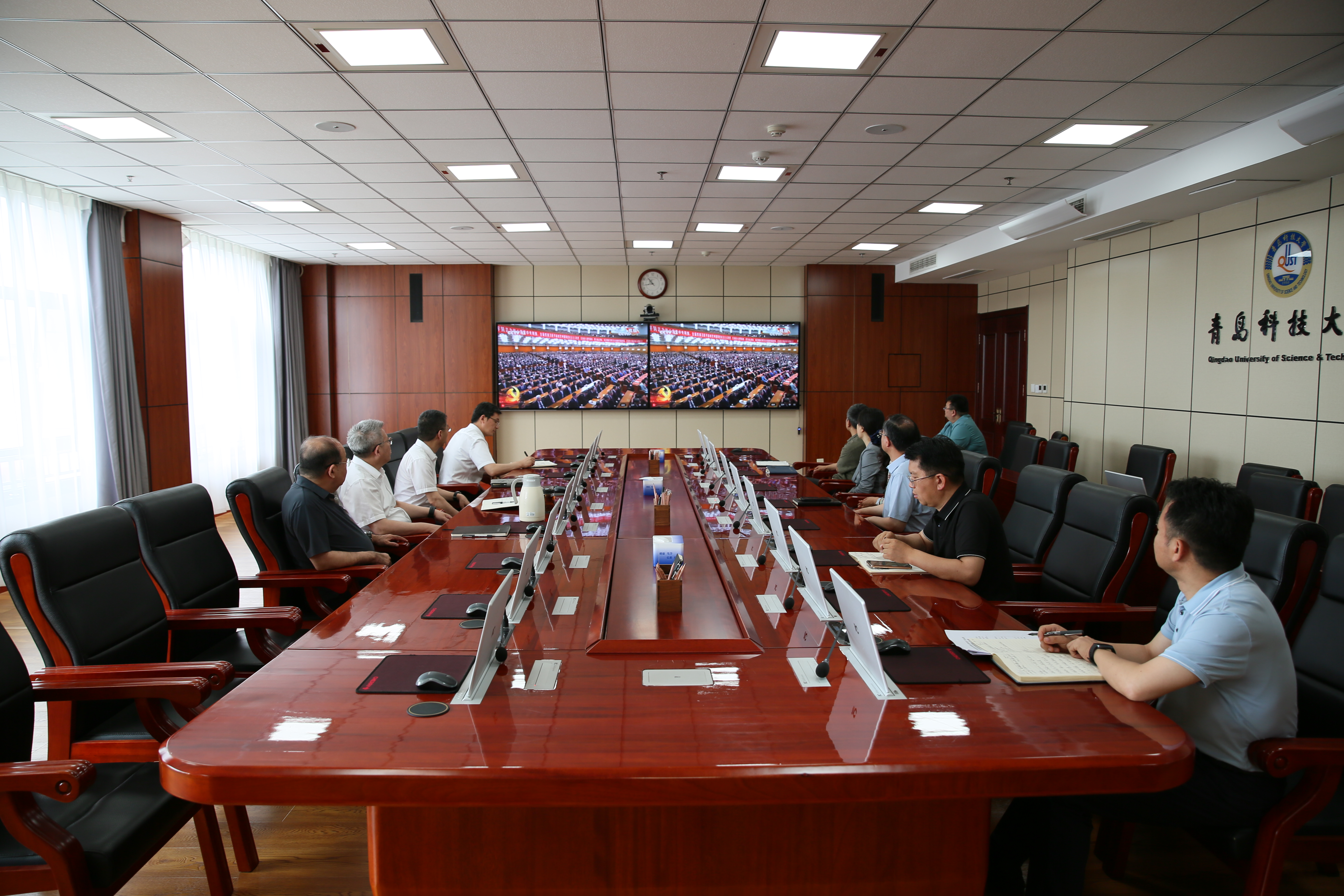 【庆祝建党105周年】习近平总书记在庆祝中国共产党成立105周年大会上的重要讲话在青科大师生中引发热烈反响