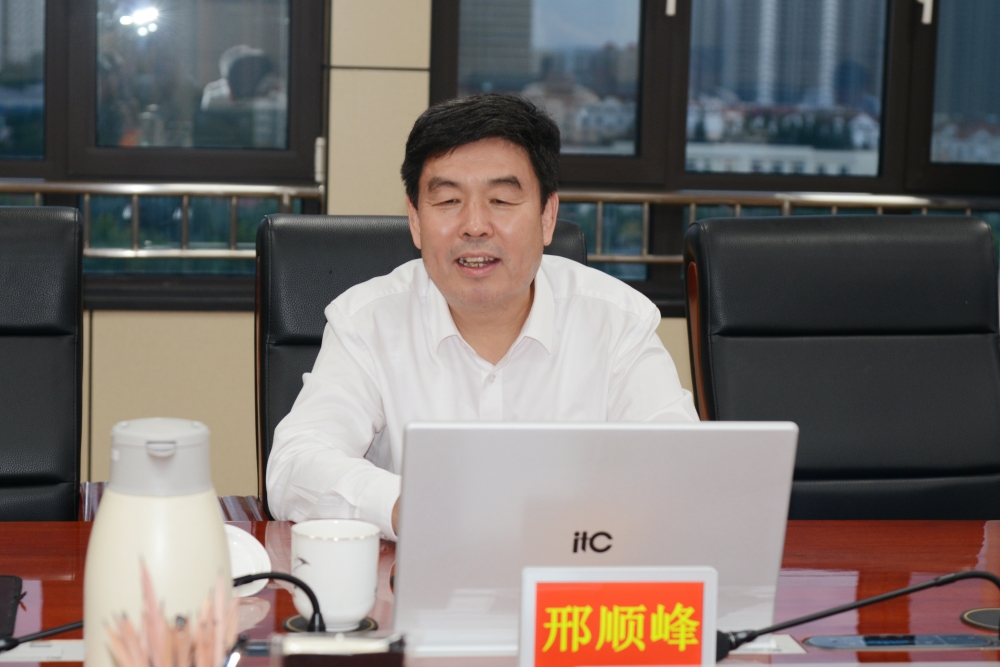 山东省教育厅副厅长邢顺峰来校调研指导工作